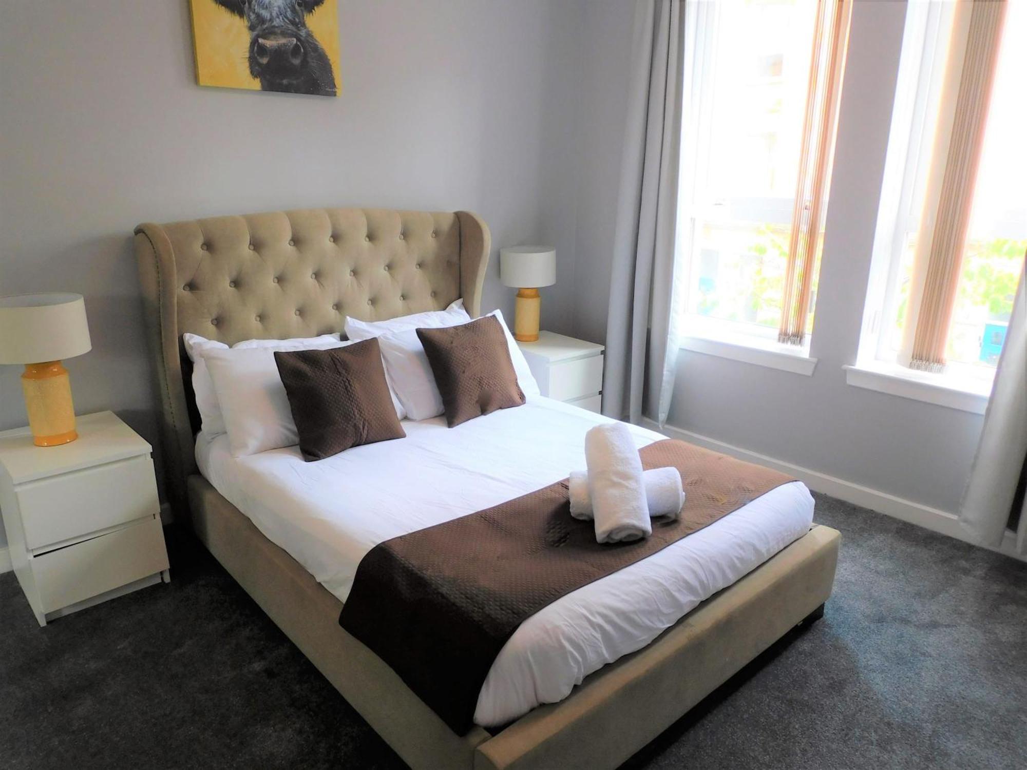 City Centre 2 Bedroom Apt, Close To M8 & Tourist Attractions Glasgow Dış mekan fotoğraf